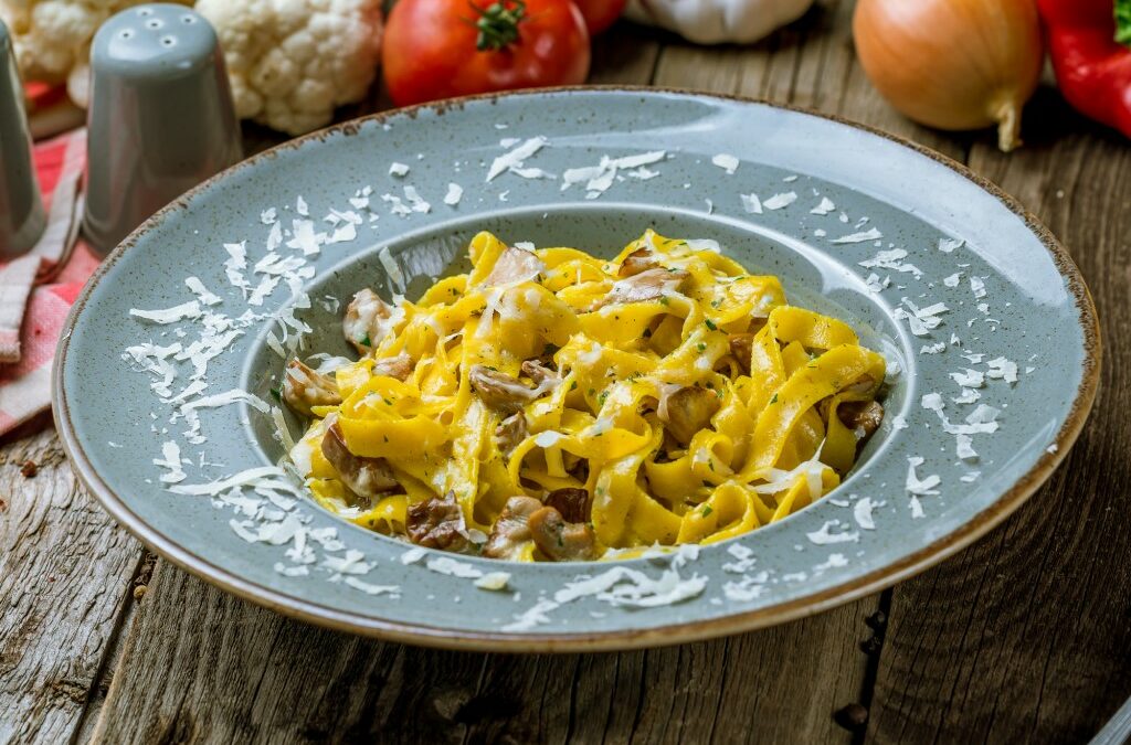 Fettuccine mit Steinpilzen