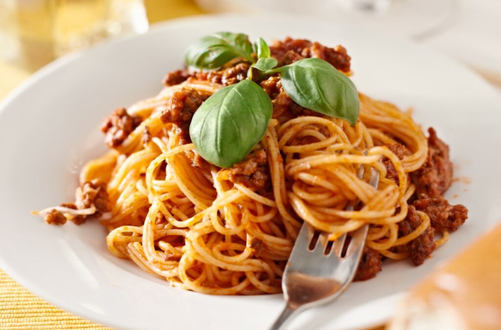 Maccheroncini di Campofilone mit Ragout