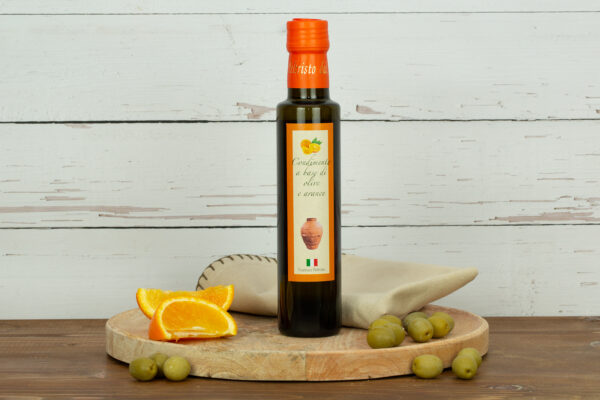 Extra natives Olivenöl mit Orange