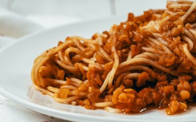 Pasta mit Linsenragout