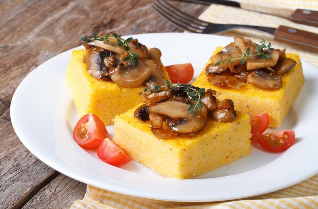 Polenta mit Pilzsauce
