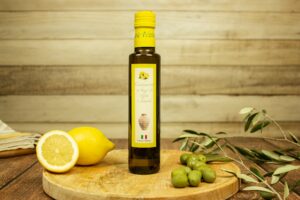 Extra natives Olivenöl mit Zitrone