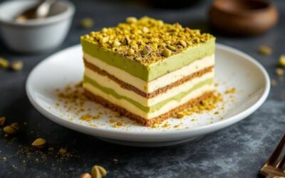 Pistazien-Tiramisu ohne Eier